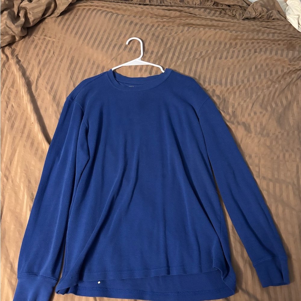 Blue Long Sleeve Shirt
